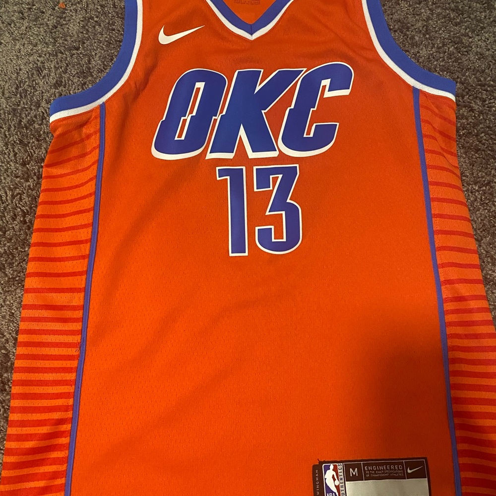Paul George okc jersey